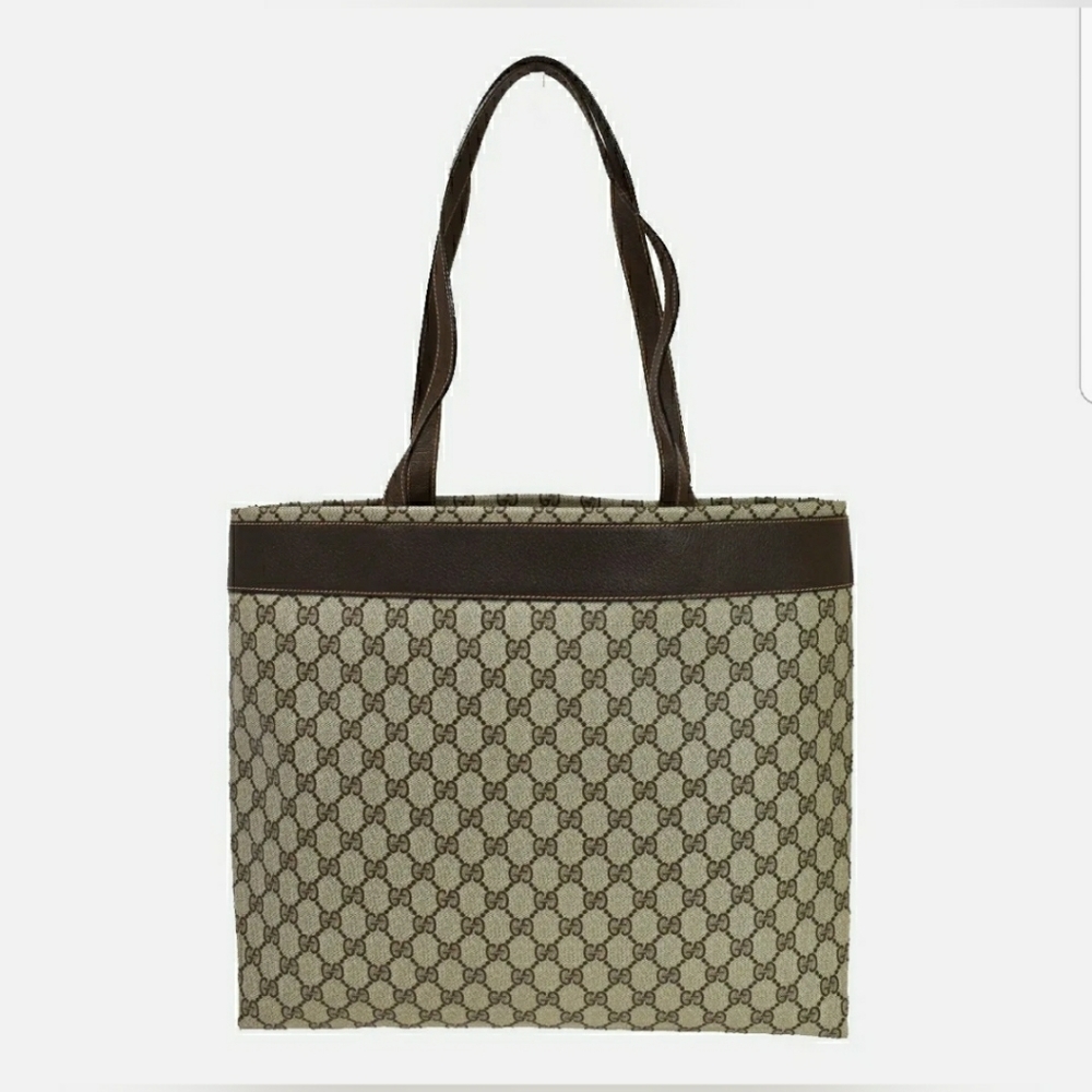 Gucci Interlocking Gg Pattern Shoulder Tote Bag - image 4